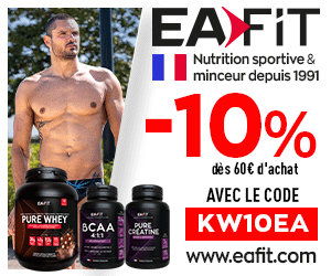 Codes promo EA FIT et cashback EA FIT - 4.4 % de réduction